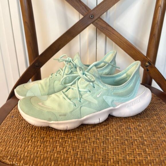 Nike Free run 5 turquoise running sneakers 9 - Picture 6 of 15